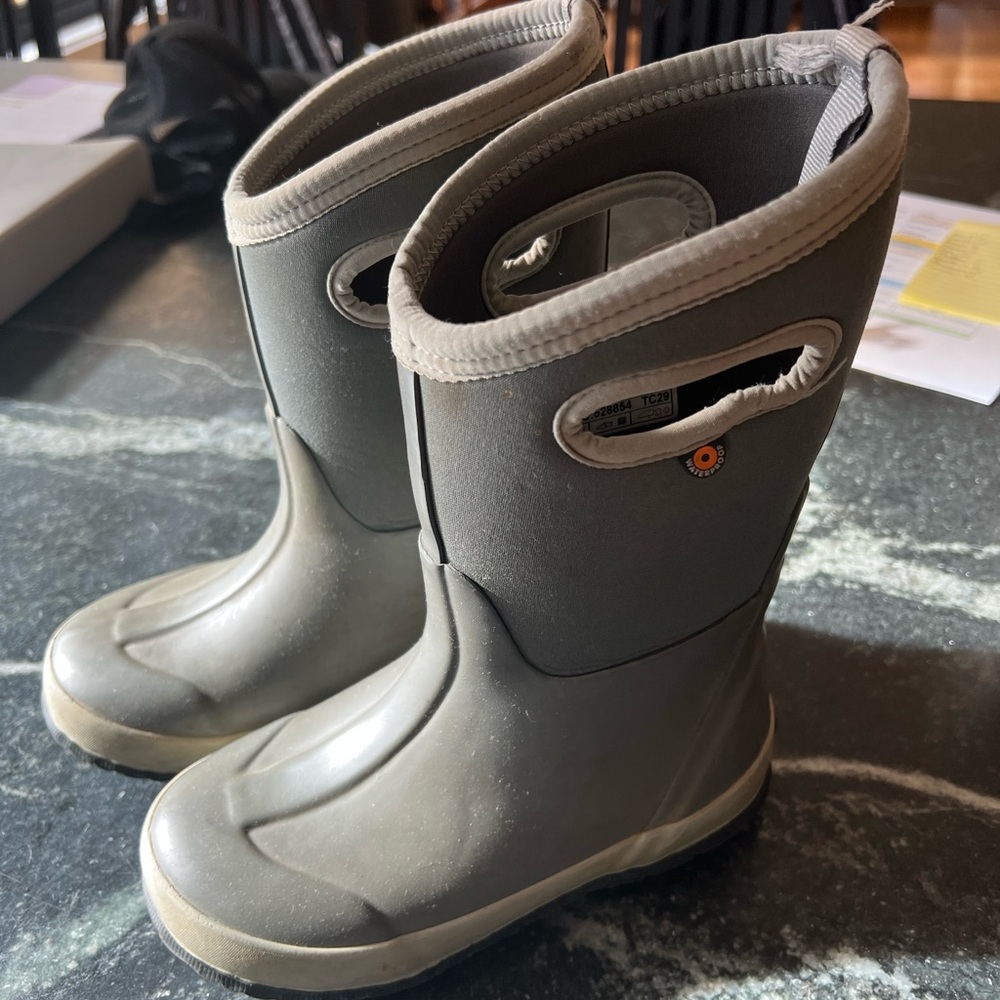 Size 2 Gray Boggs Winter boots